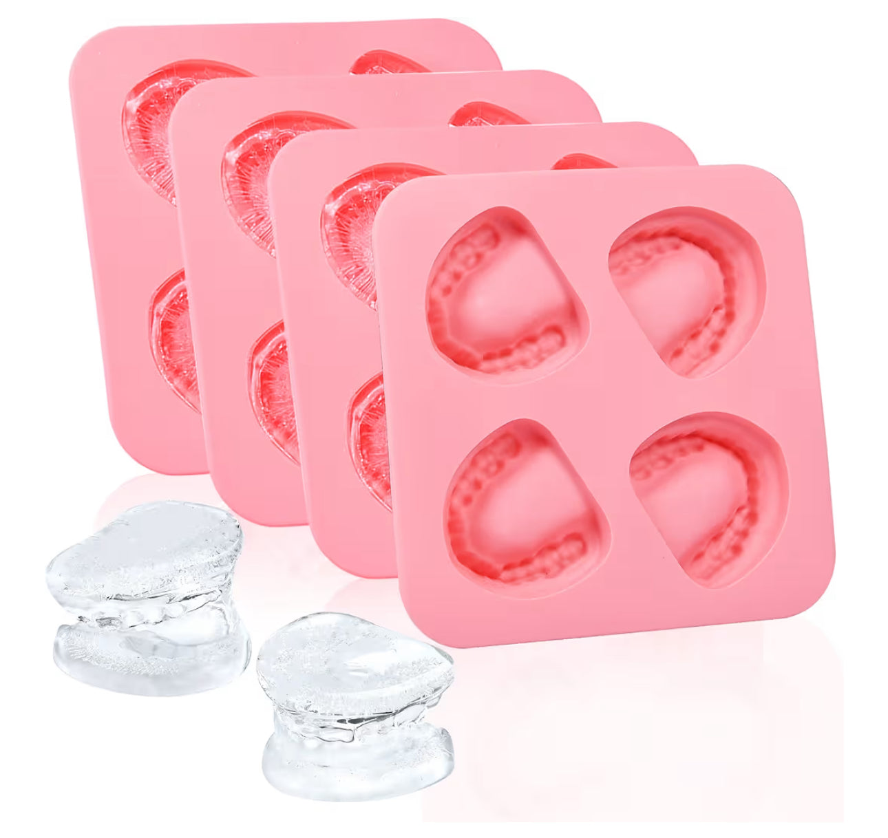 Frozen smiles ice mold