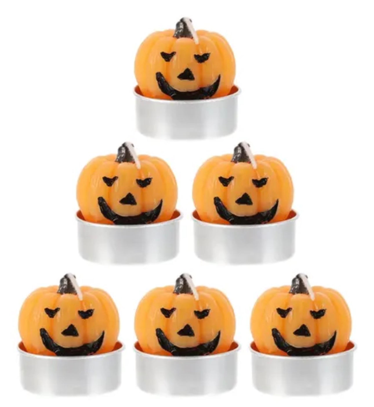 HALLOWEEN GLASS HURRICANE CANDLE HOLDER