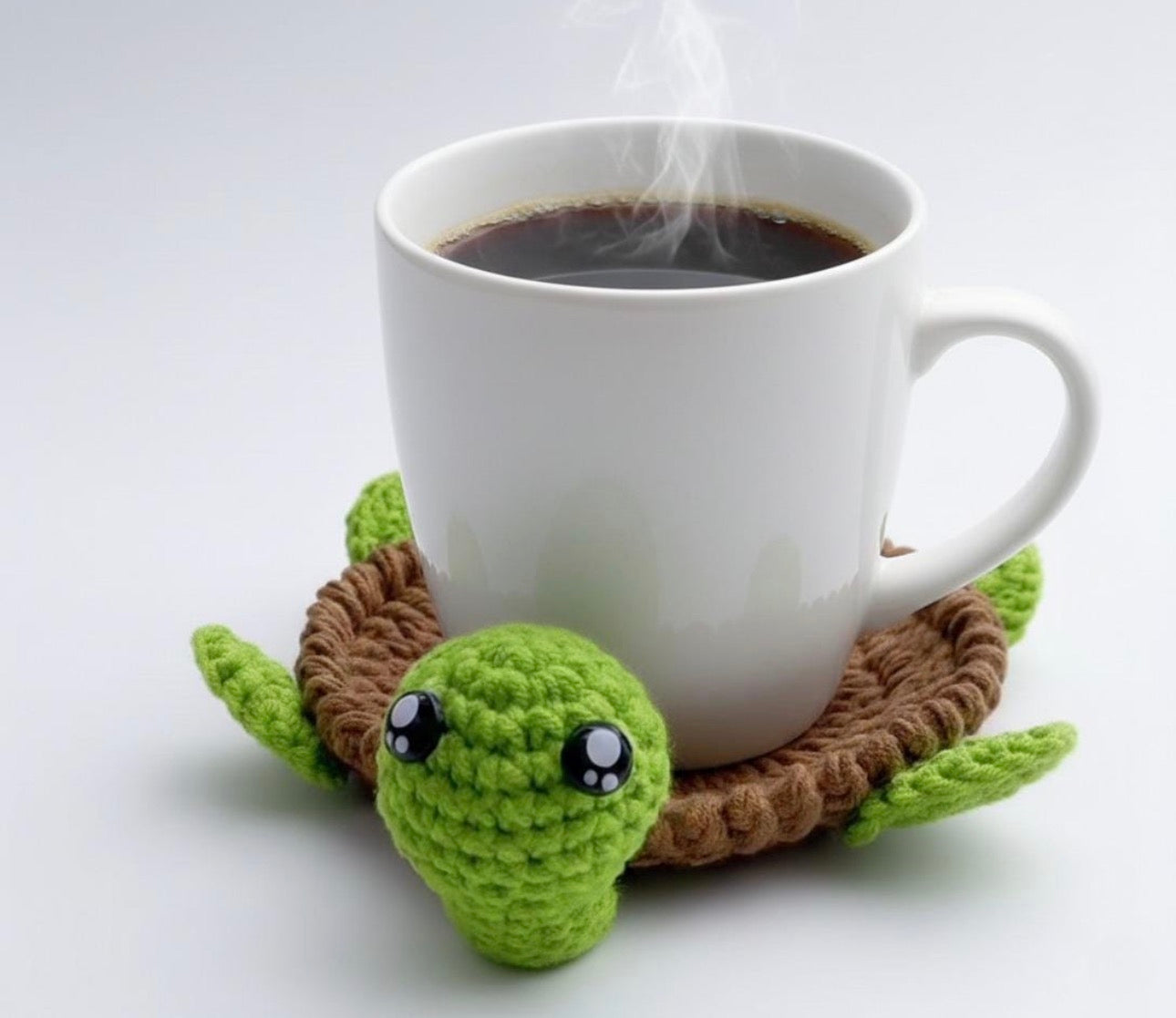 Crochet Turtle Coaster