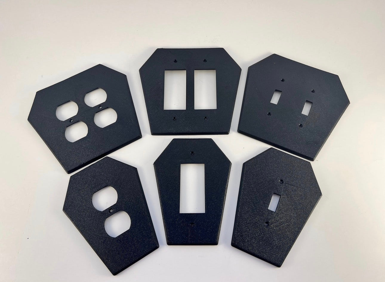 Coffin Shaped Wall Plates