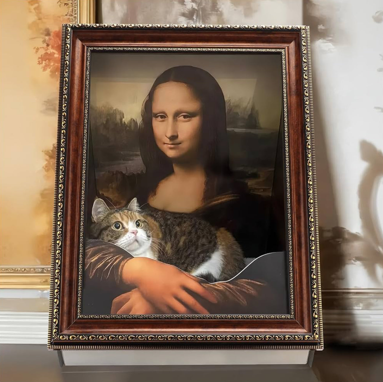 Mona Lisa Cat Bed Frame