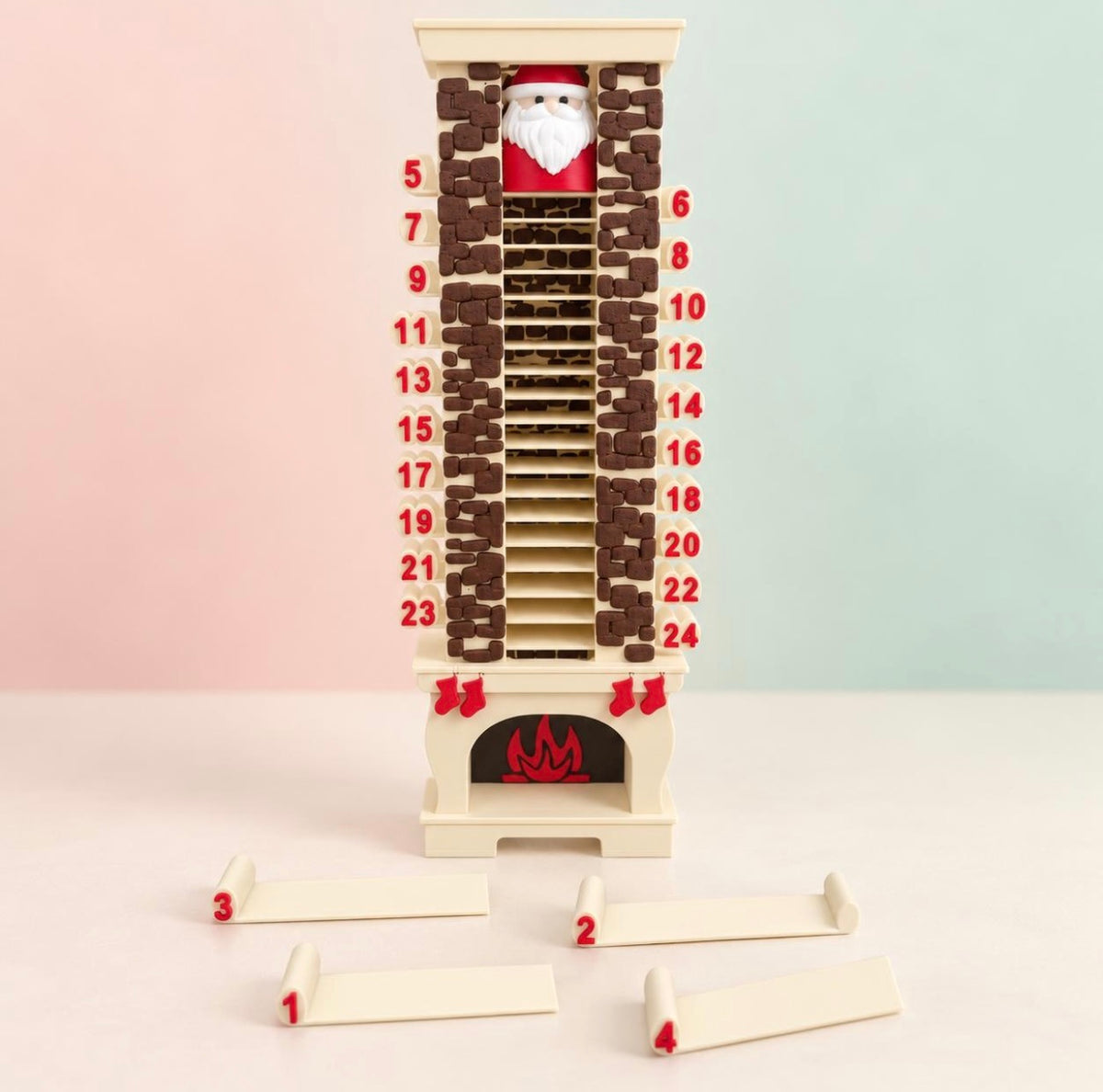 Santa Chimney Advent Calendar