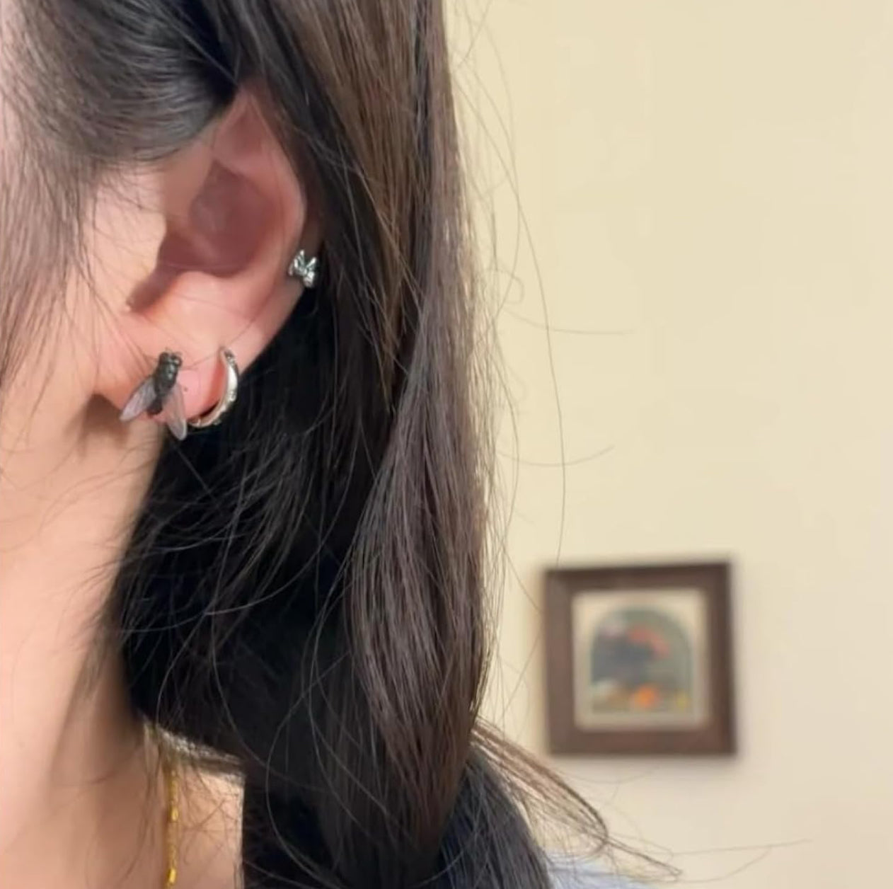 Realistic Fly Earrings