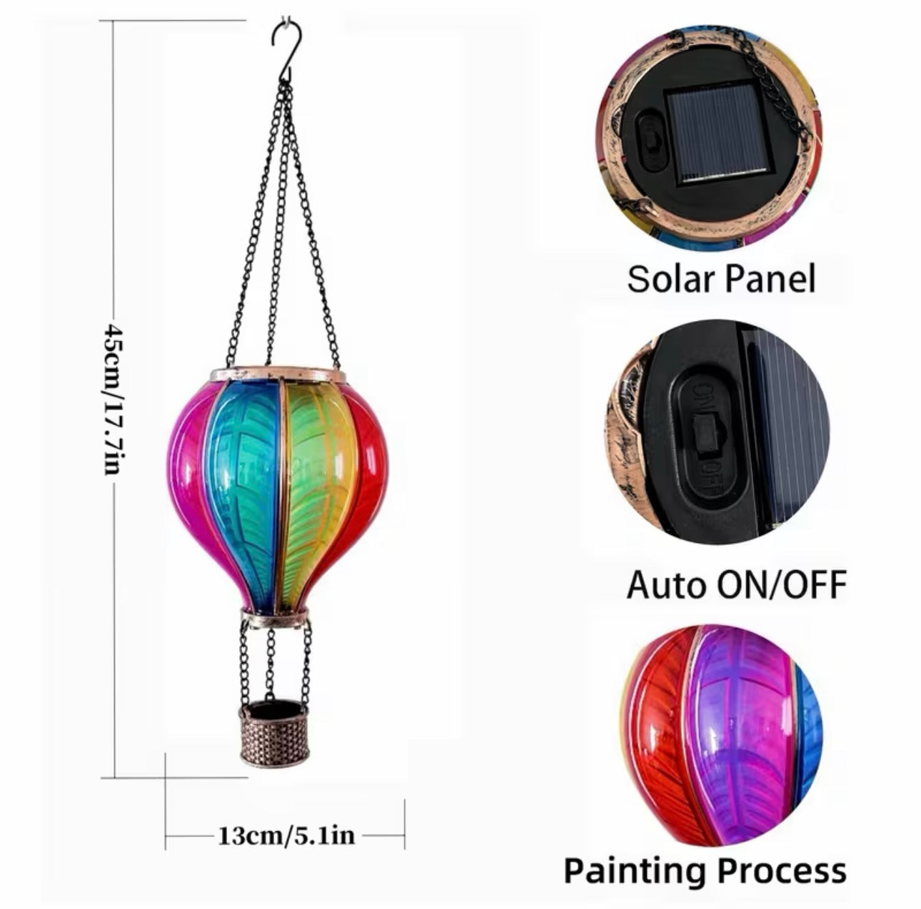 SOLAR HOT AIR BALLOON LED
