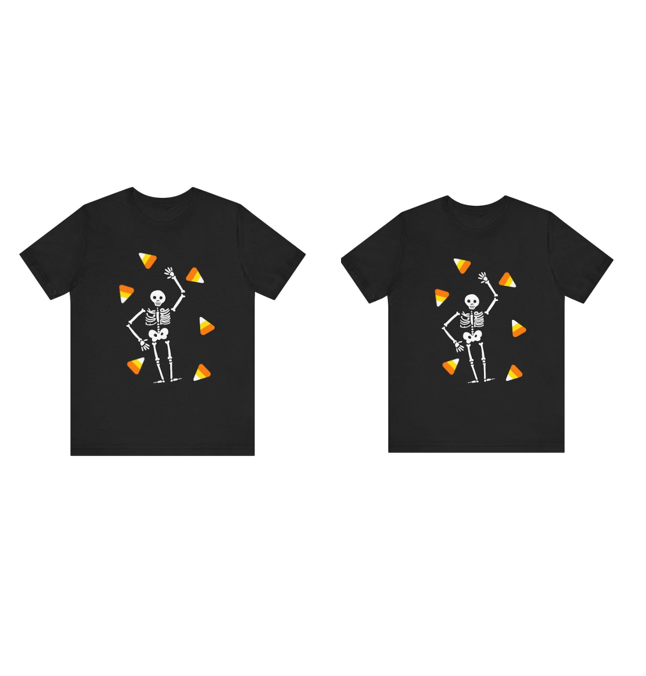 Hidden Message Halloween Skeleton Candy T-shirt