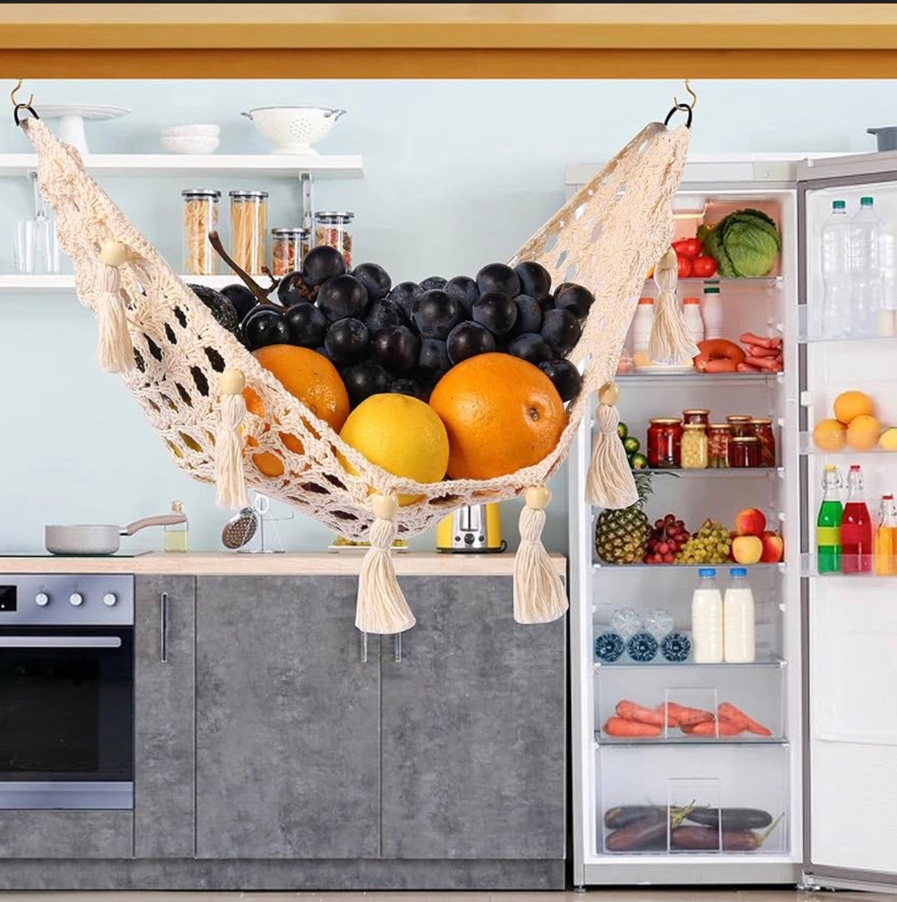 CROCHET FRUIT HAMMOCK