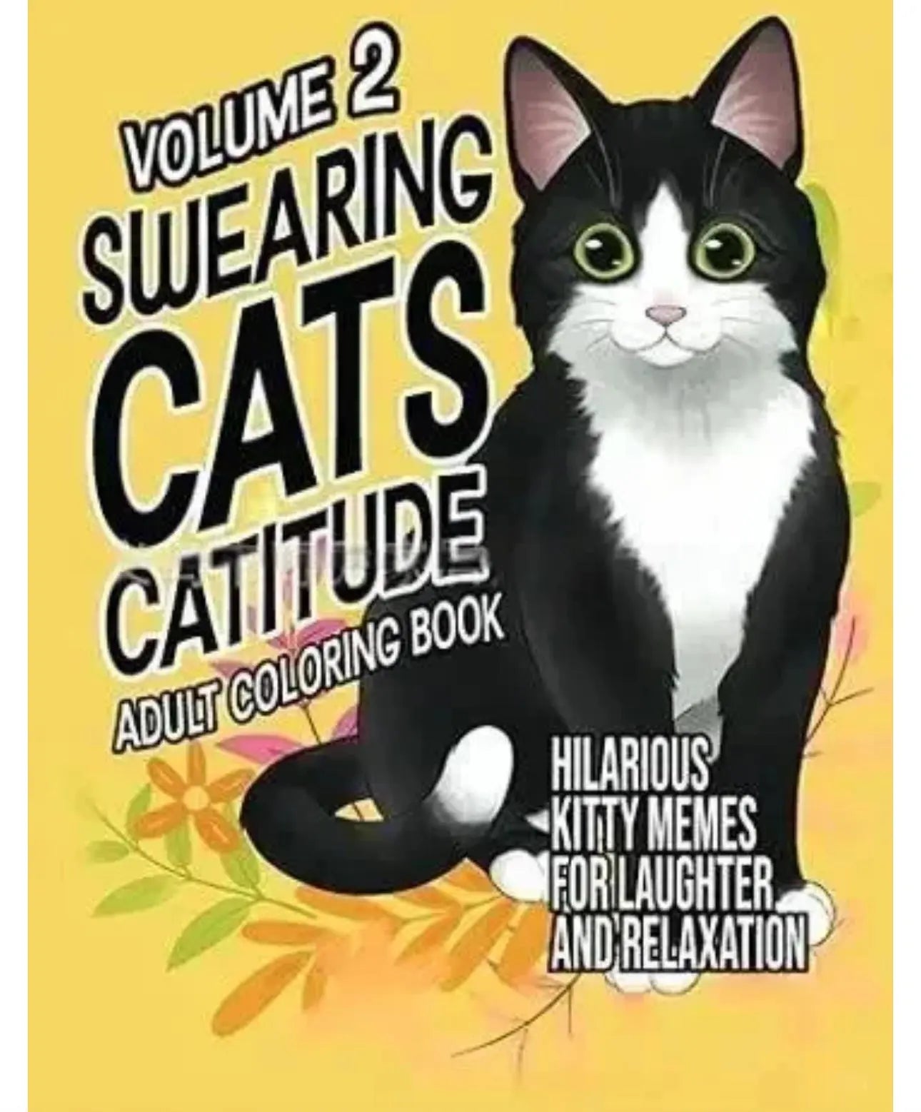 Funny Kitty Memes Coloring Book Trendslana