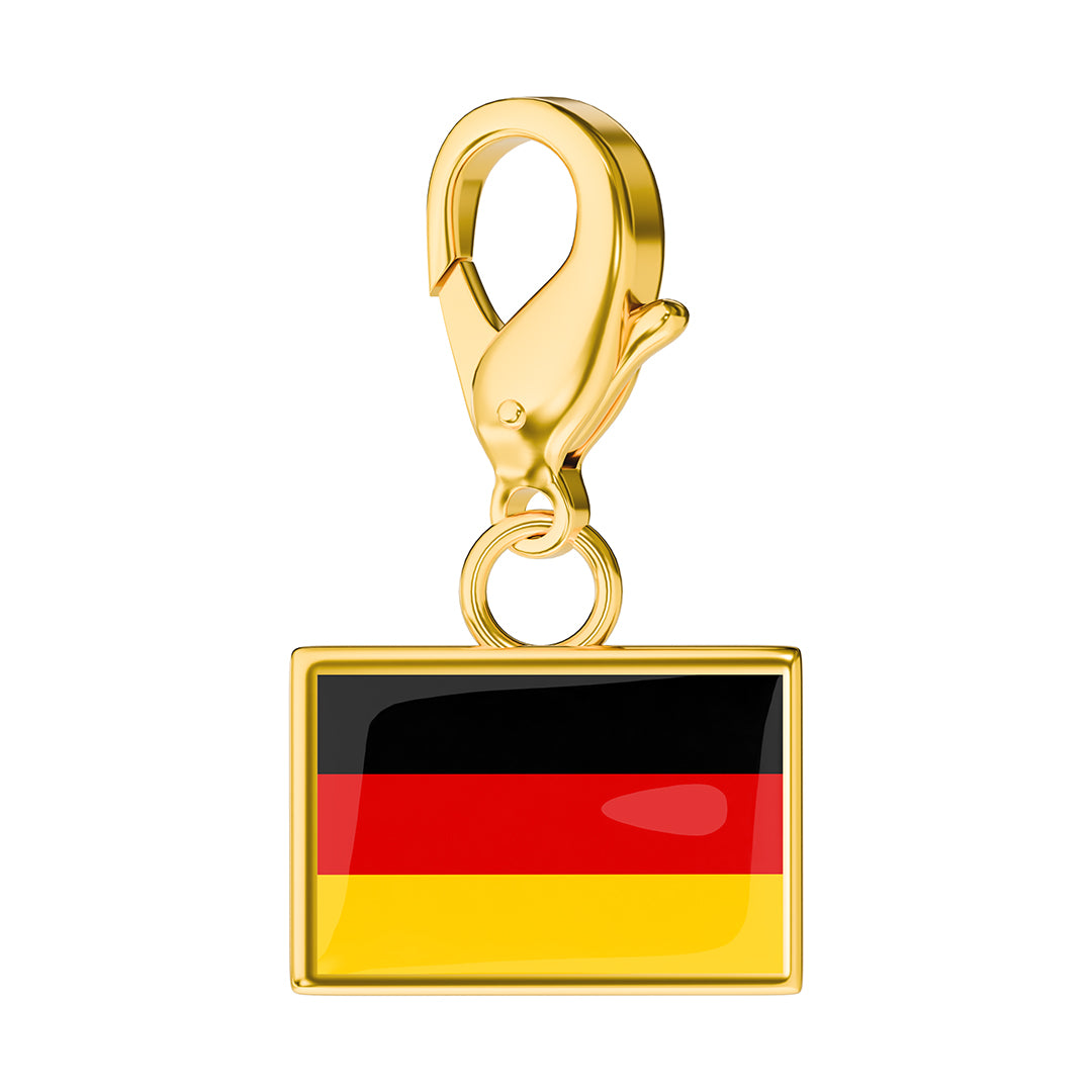 FLAG & MAP CHARMS SET
