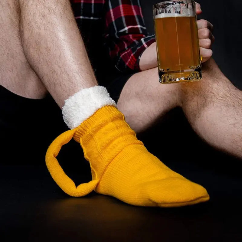 3D Beer Mug Socks Mystore