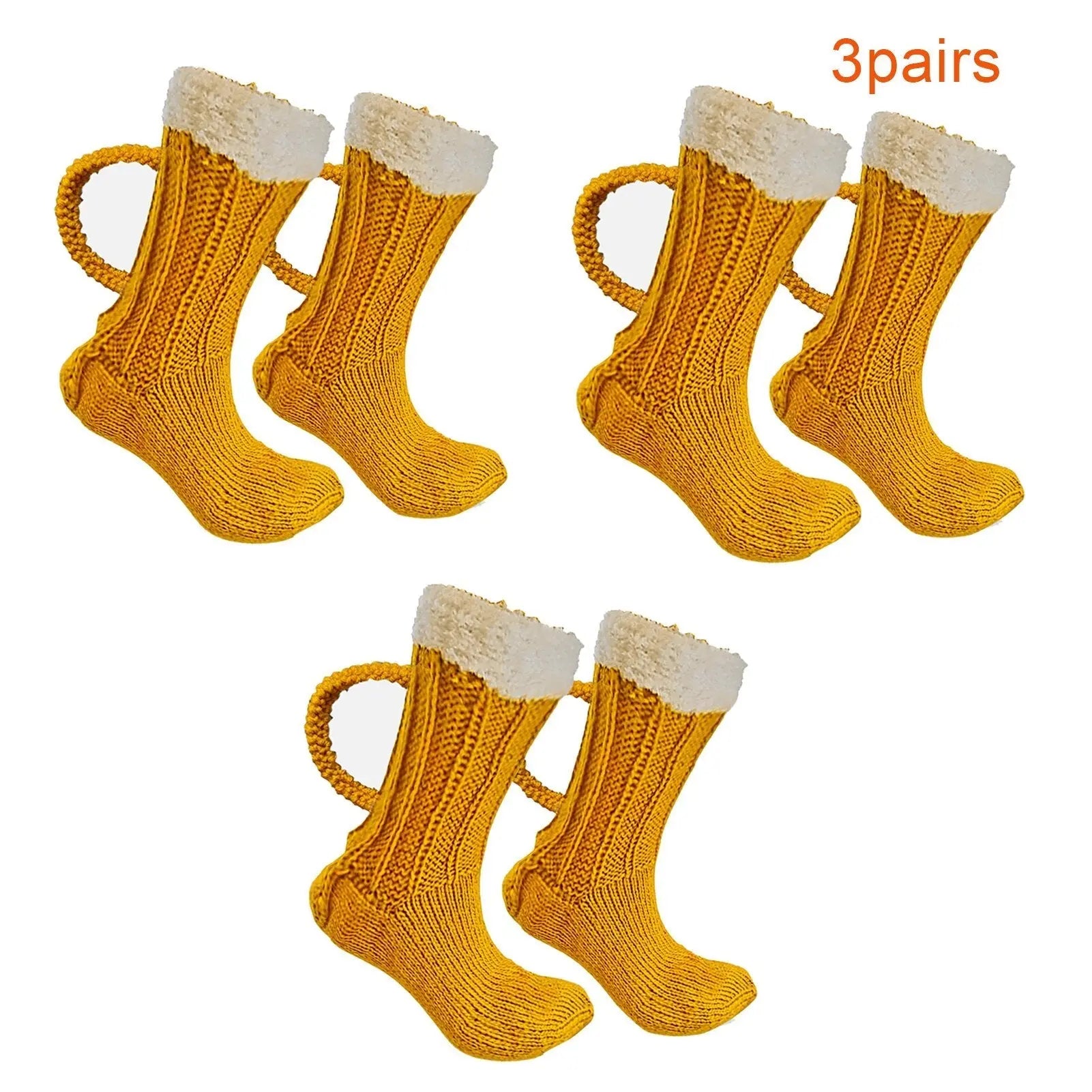 3D Beer Mug Socks Mystore