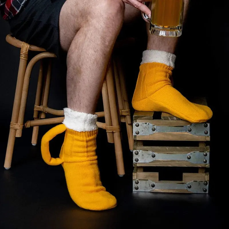 3D Beer Mug Socks Mystore