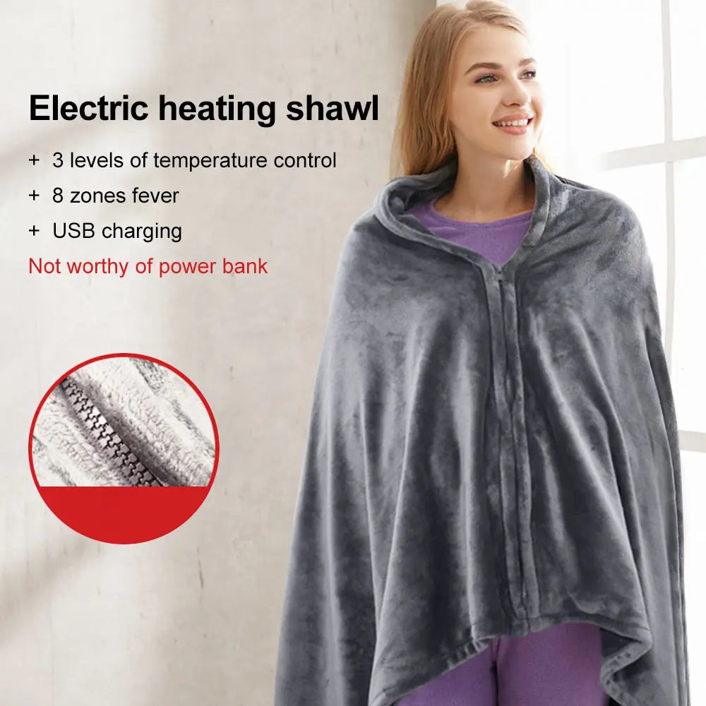 Heated Blanket Shawl Trendslana
