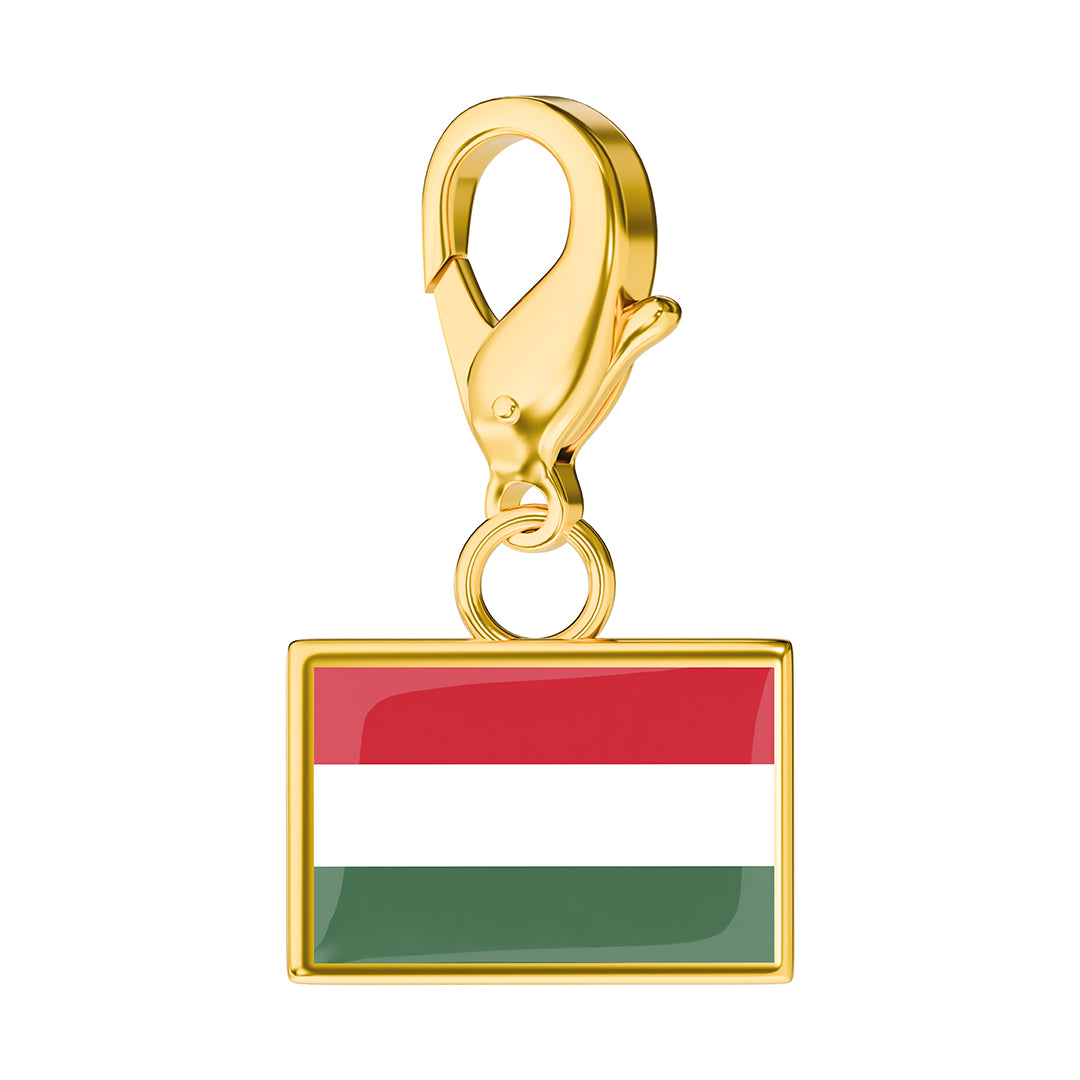 FLAG & MAP CHARMS SET