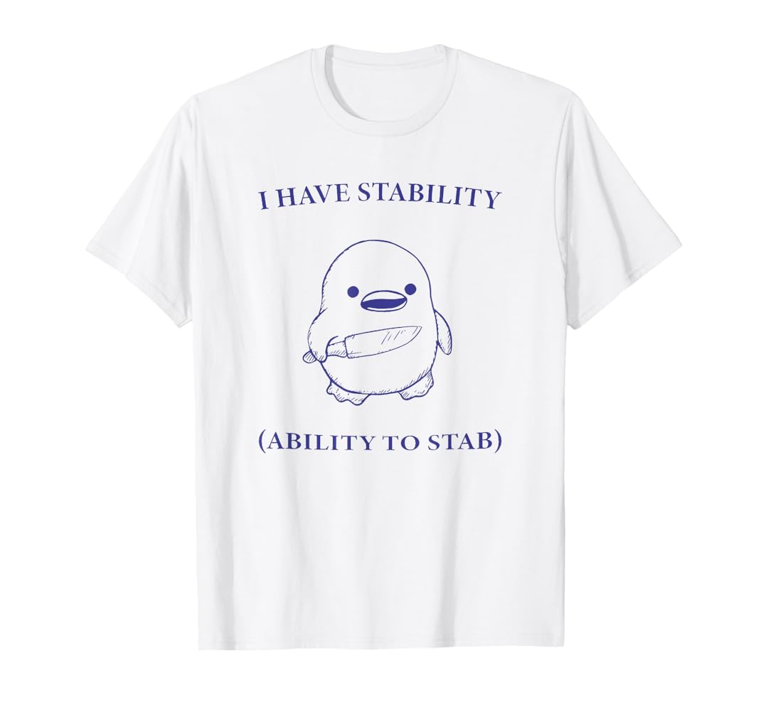 I Have Stability Ability To Stab Funny Meme Hoodie