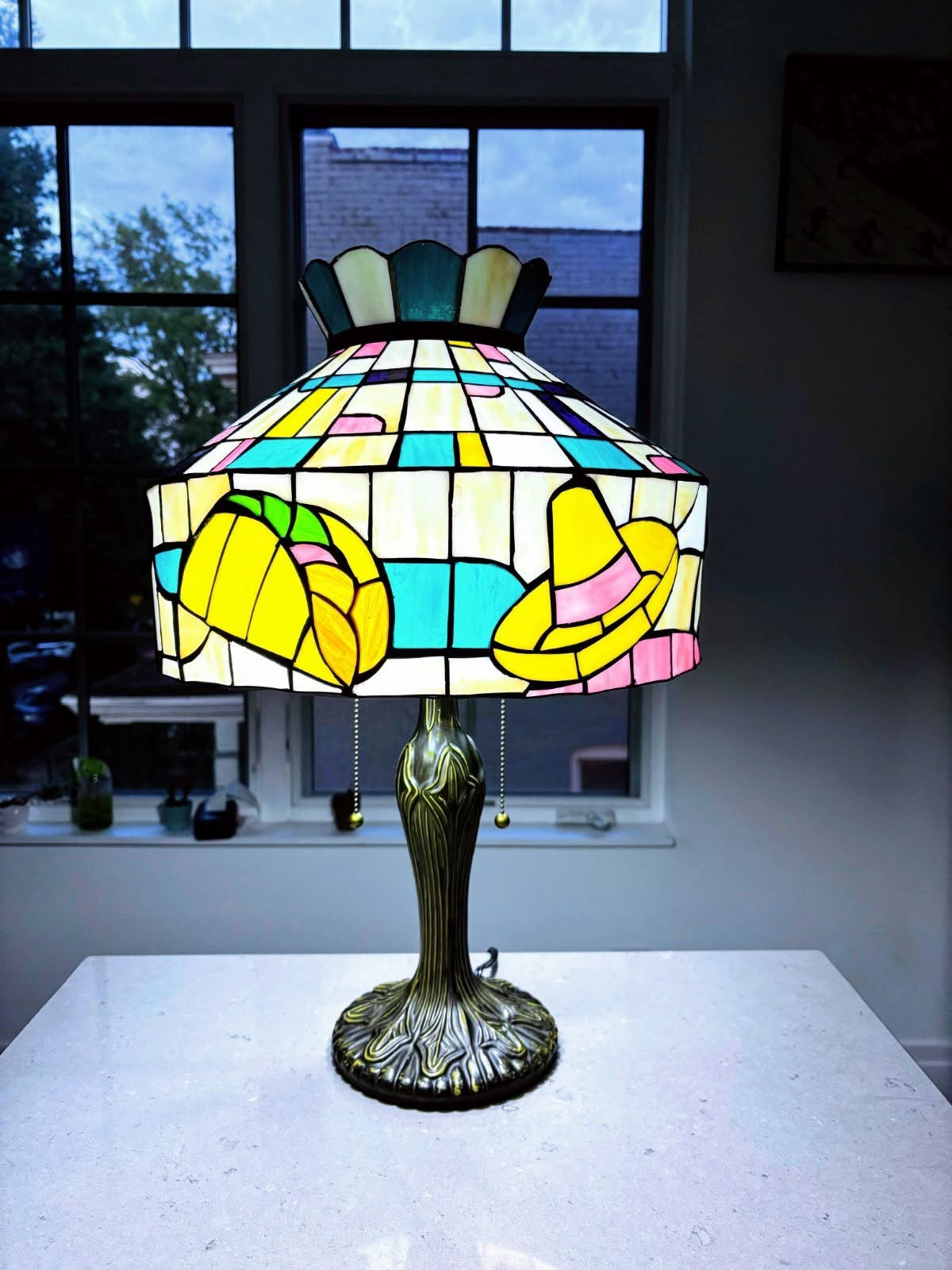 Taco Bell- Stained Glass Lamp