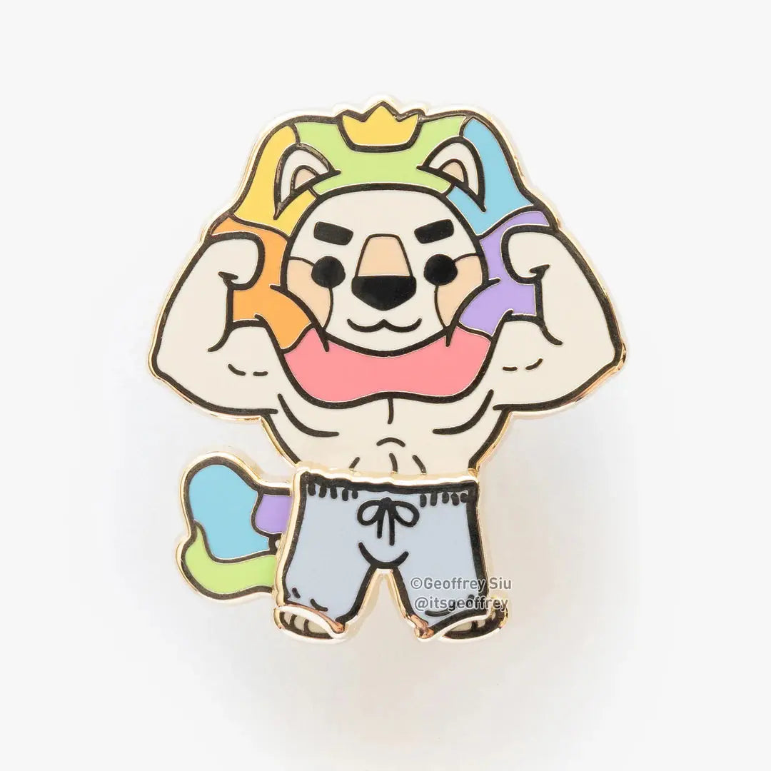 Sweatpants Mr. Bean/Steve Hard Enamel Magnetic Pin My store