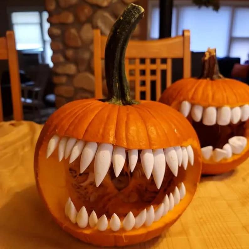 Halloween Pumpkin Teeth