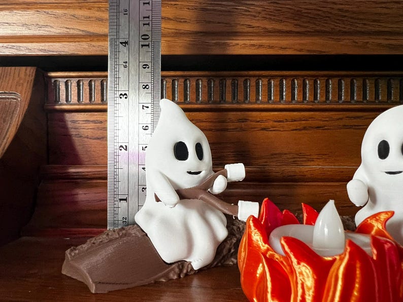 Cute Ghost Figurine Set