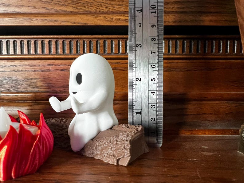Cute Ghost Figurine Set