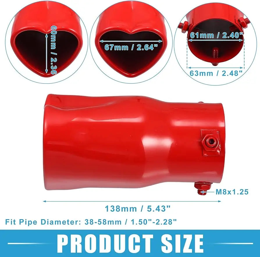 Car Exhaust Tip Heart Trendslana