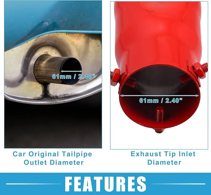 Car Exhaust Tip Heart Trendslana