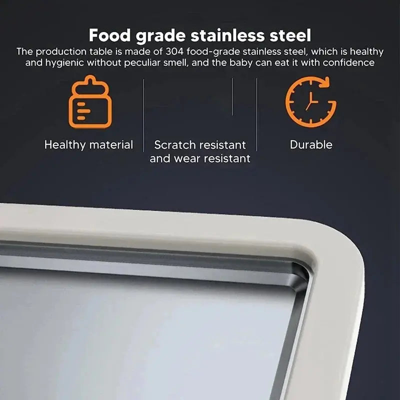 Stainless Steel Household Ice Cream Pan Trendslana