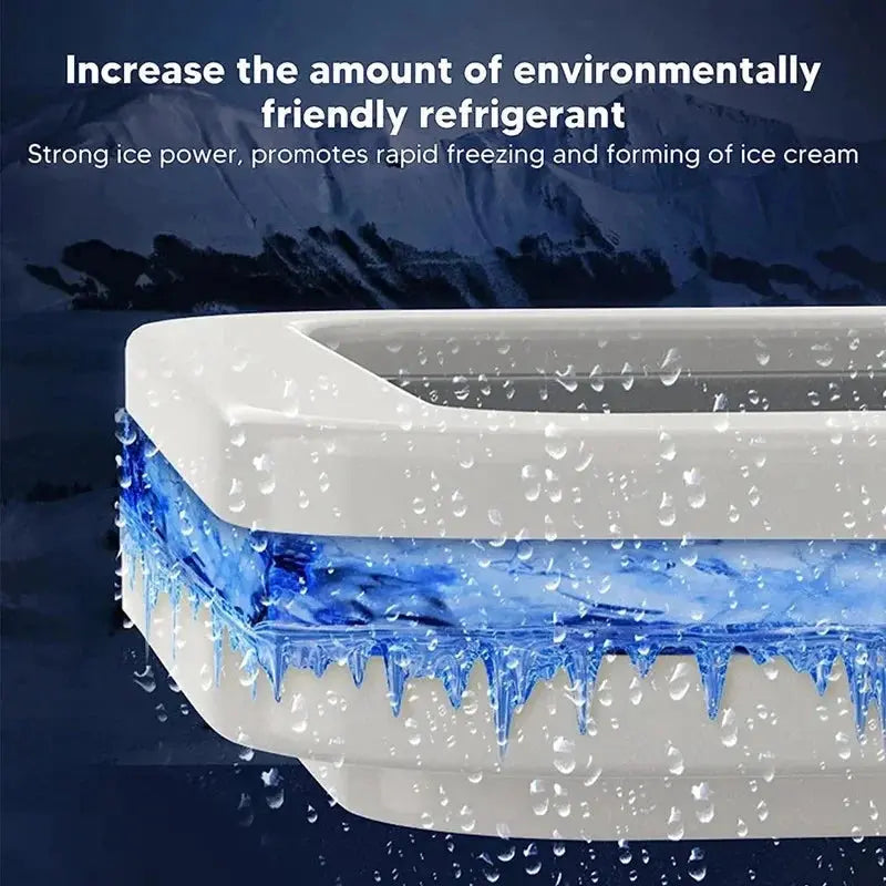 Stainless Steel Household Ice Cream Pan Trendslana