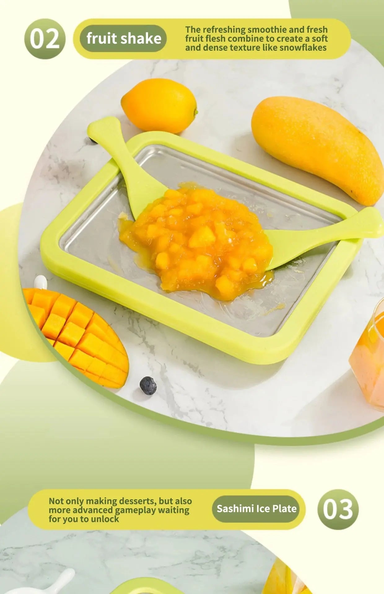 Stainless Steel Household Ice Cream Pan Trendslana