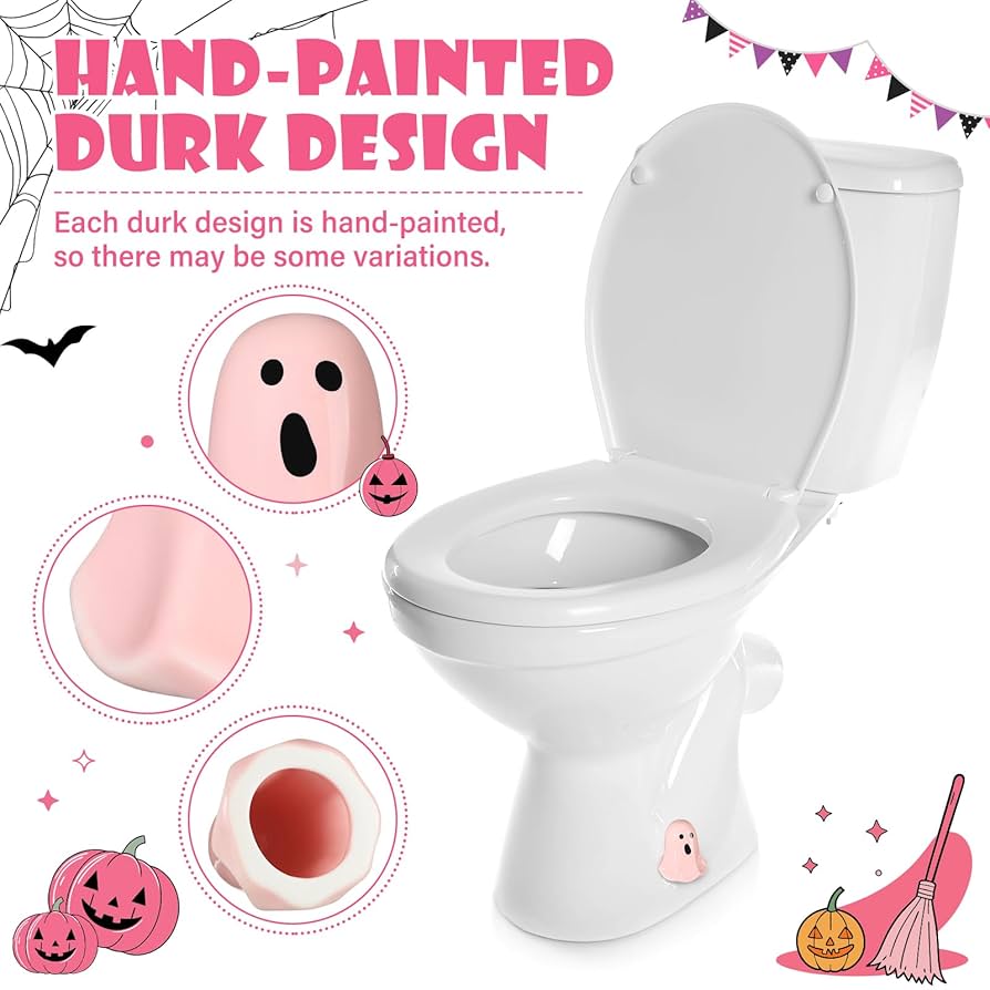 Funny Ghost Toilet Bolt Covers