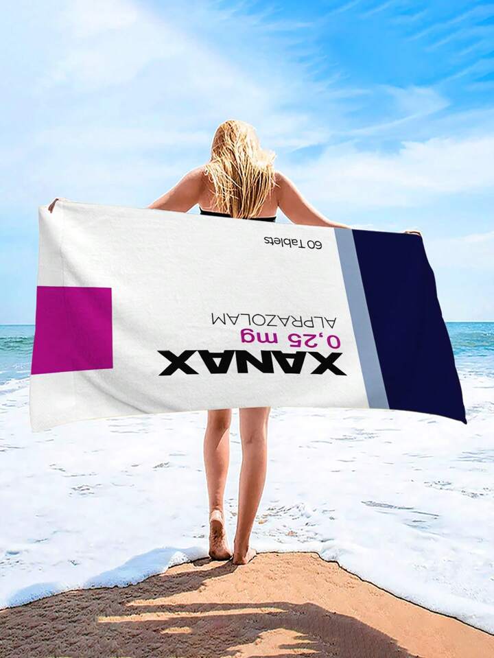 Xanax Beach Towel