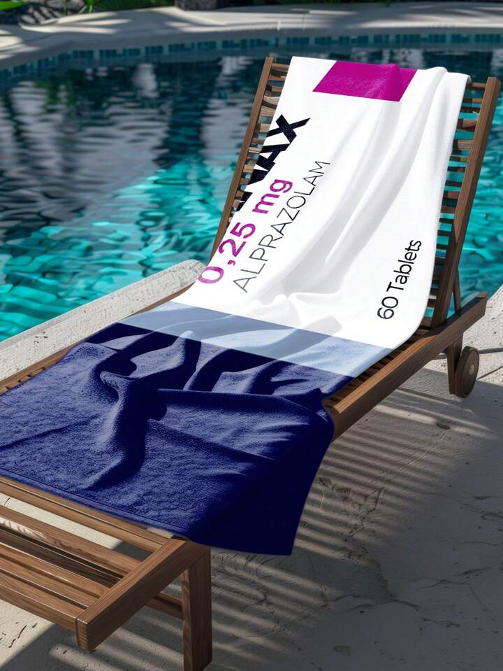 Xanax Beach Towel