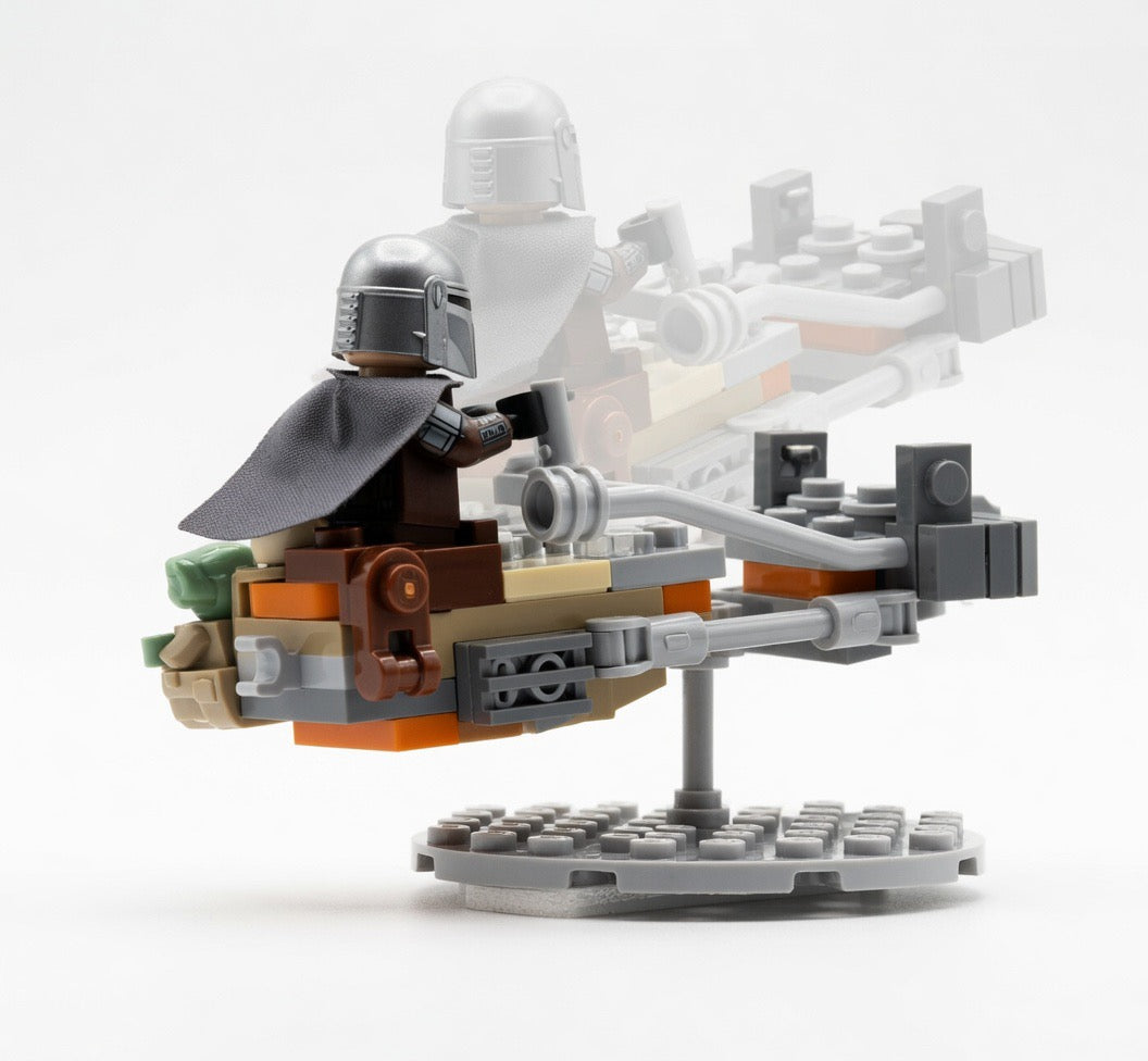 THE MANDALORIAN & GROGU'S SPEEDER BIKE