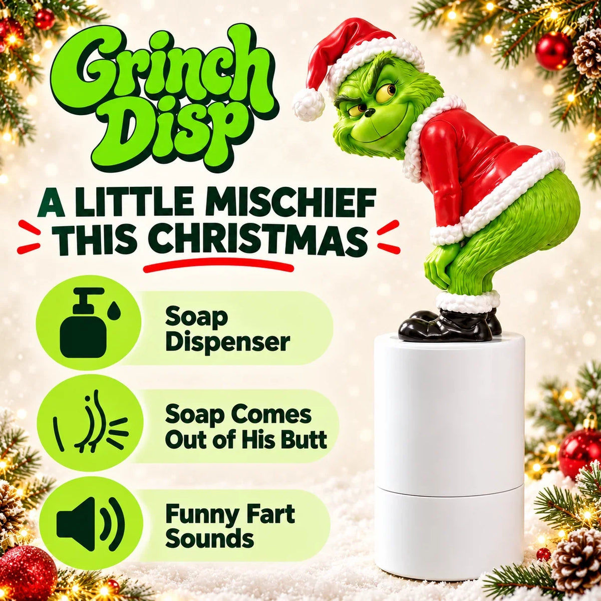 Automatic Grinch/Santa Dispenser
