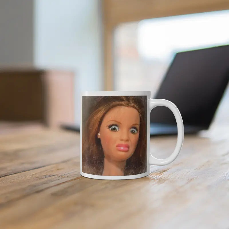 FUNNY DISGUSTED FACE MUG