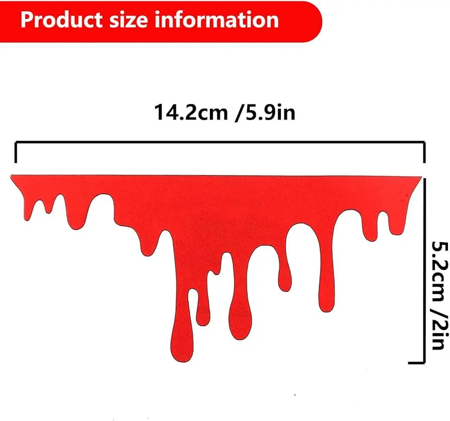 Blood Drips Car Decal Sticker Trendslana