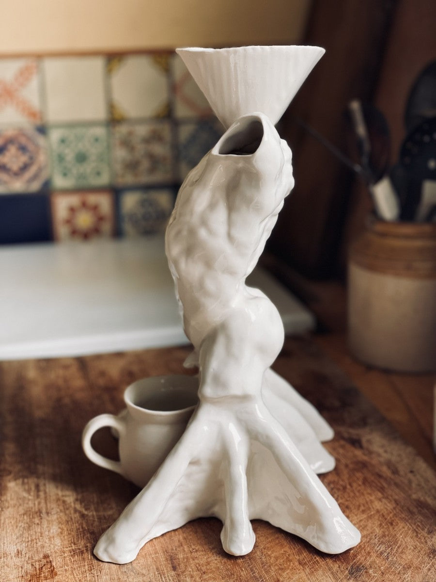 RODIN INSPIRED PORCELAIN COFFEE FILTER