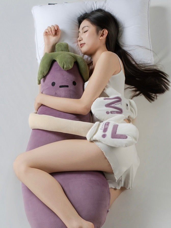 Eggplant Soothing Doll Plush