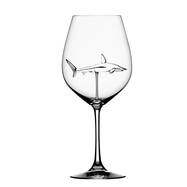 Shark Wine Glass