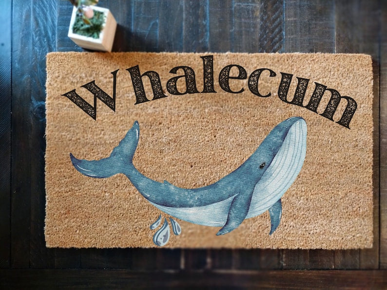 Whalecum Door Mat