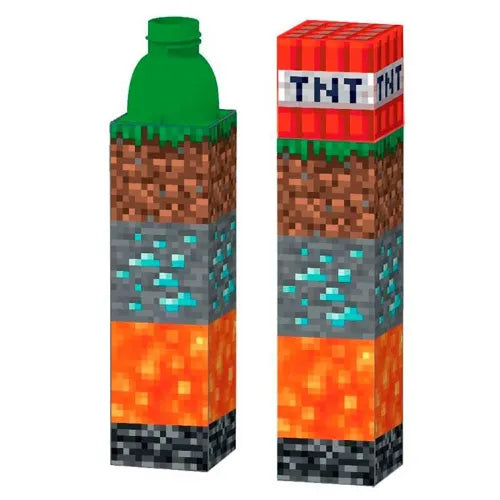 Minecraft Reuseable Torch Water Bottle
