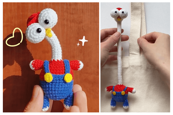Long – Necked Chicken plushie