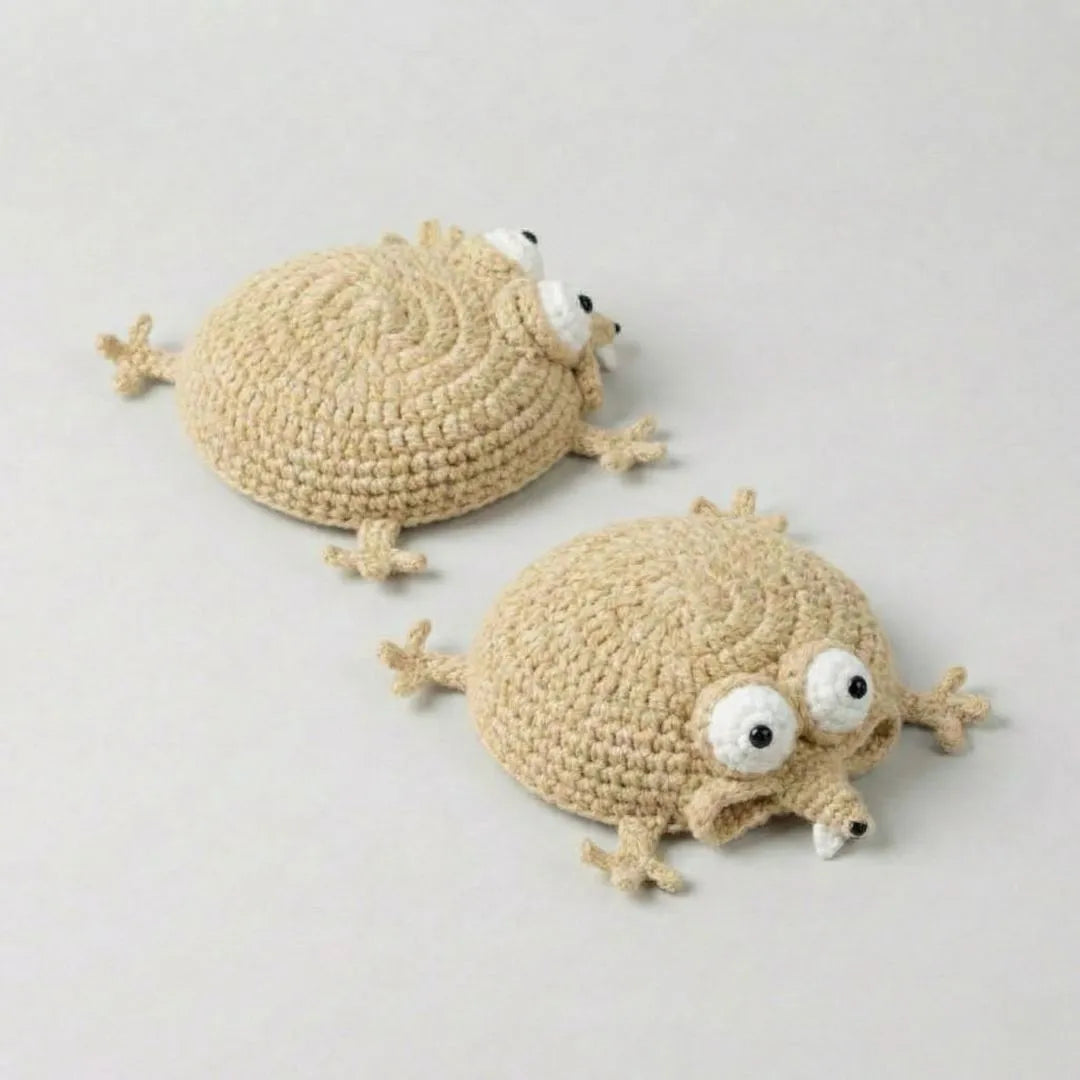 Scrat coaster crochet
