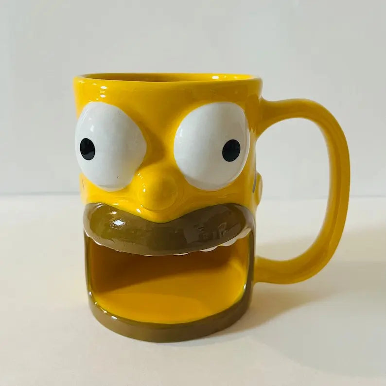 Vintage The Simpsons 3D Ceramic Mug Trendslana