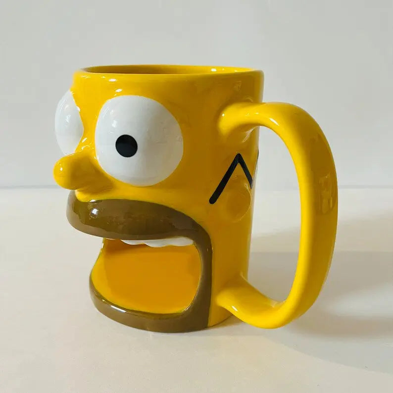 Vintage The Simpsons 3D Ceramic Mug Trendslana