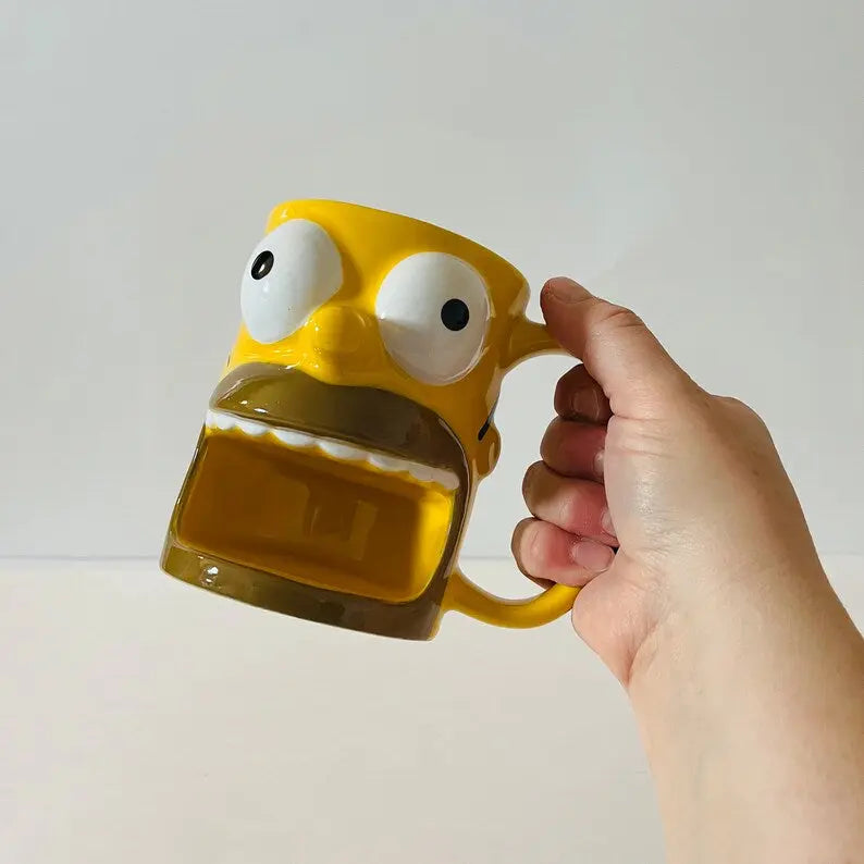 Vintage The Simpsons 3D Ceramic Mug Trendslana
