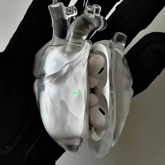 3D Heart AirPods Case Trendslana