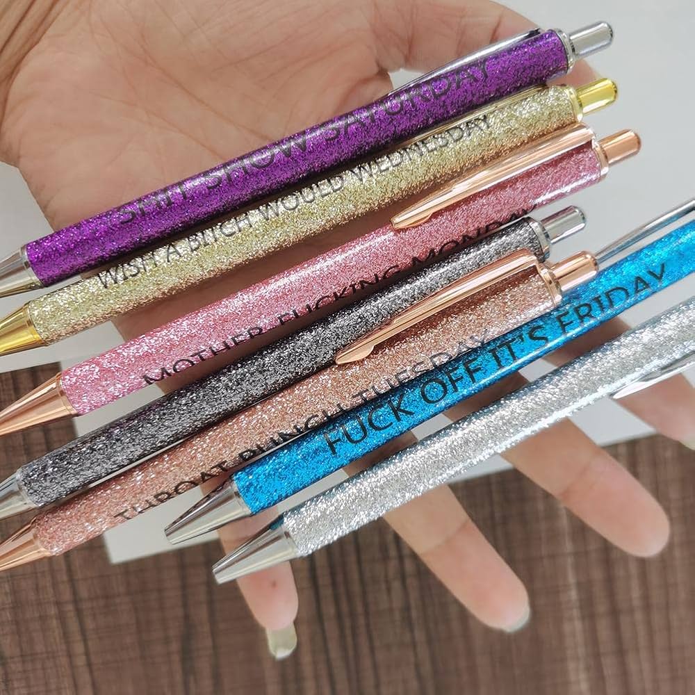 Funny Glitter Pens