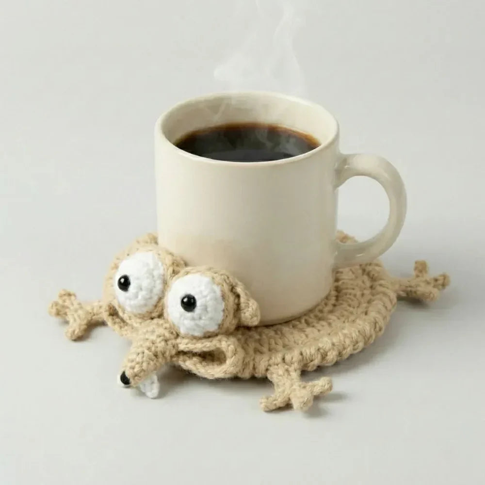 Funny Animals Crochet Coaster