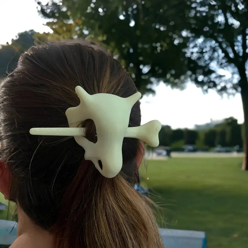 Skull Crossbone Hairpin Trendslana