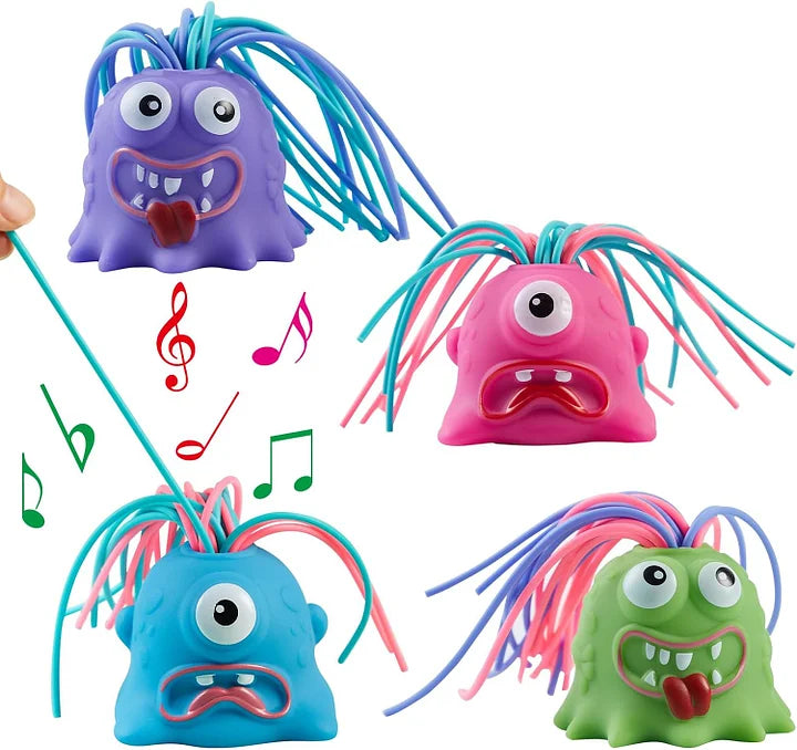 Fun Hair Pulling Fidget Screaming Monster Toys